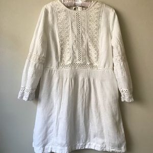 Free People Lace Peasant Dress